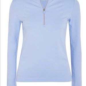 Tory Burch Seamless Quarter-Zip Pullover